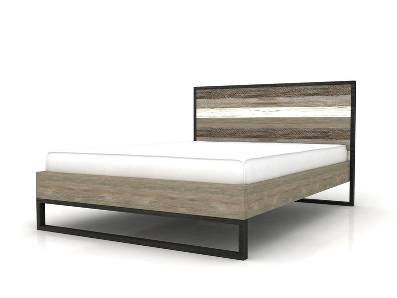 LH Imports Metro Havana Queen Bed. Solid wood multi toned finish with rustic steel frame. Industrial Style. LH Imports Metro Havana King Bed. Solid wood multi toned finish with rustic steel frame. Industrial Style.