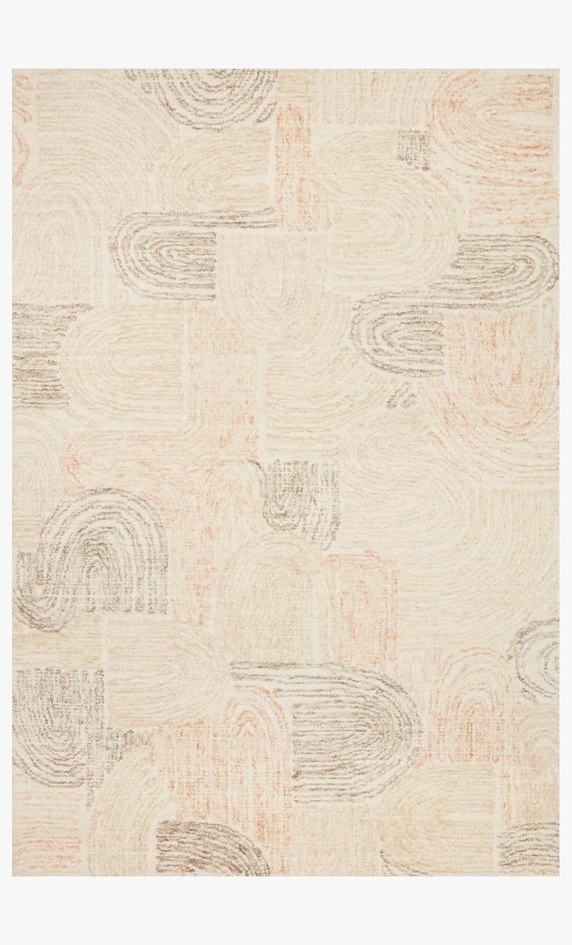 Milo Area Rug Peach / Pebble