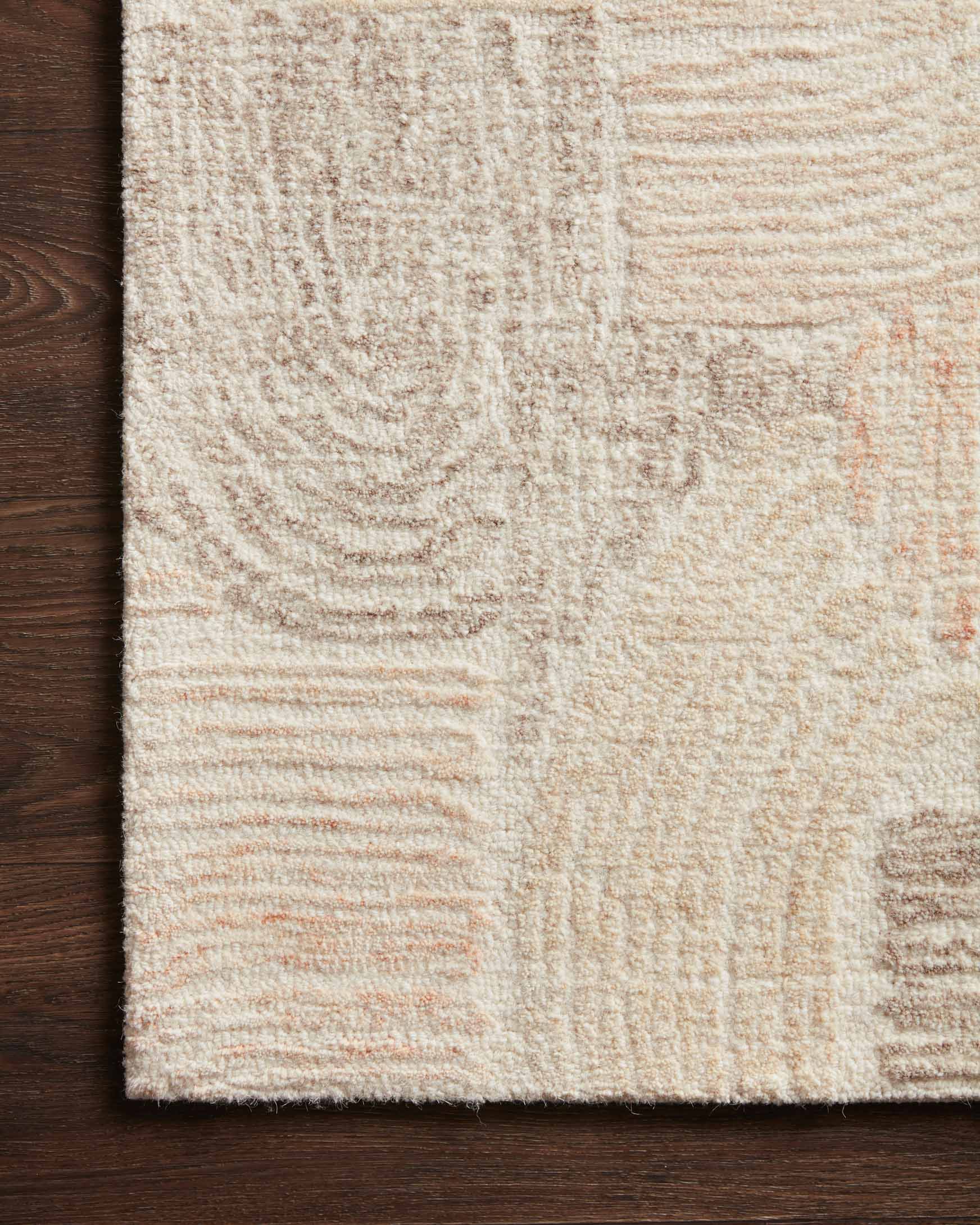 Milo Area Rug Peach / Pebble