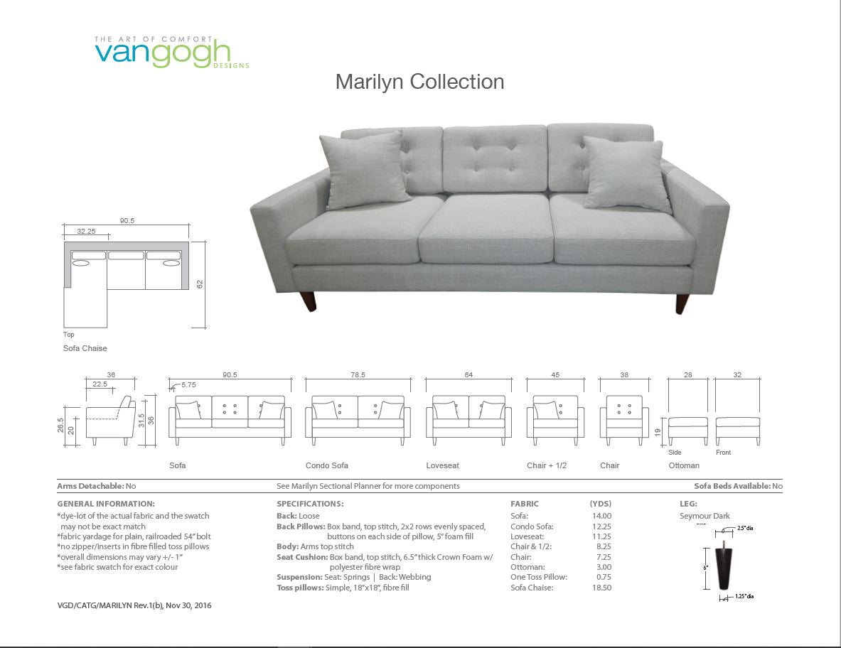 Marilyn - Custom Sofa