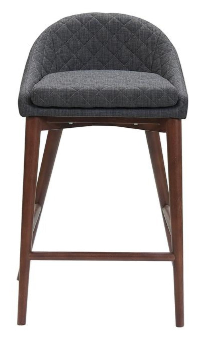 Mila Counter Stool Dark Grey