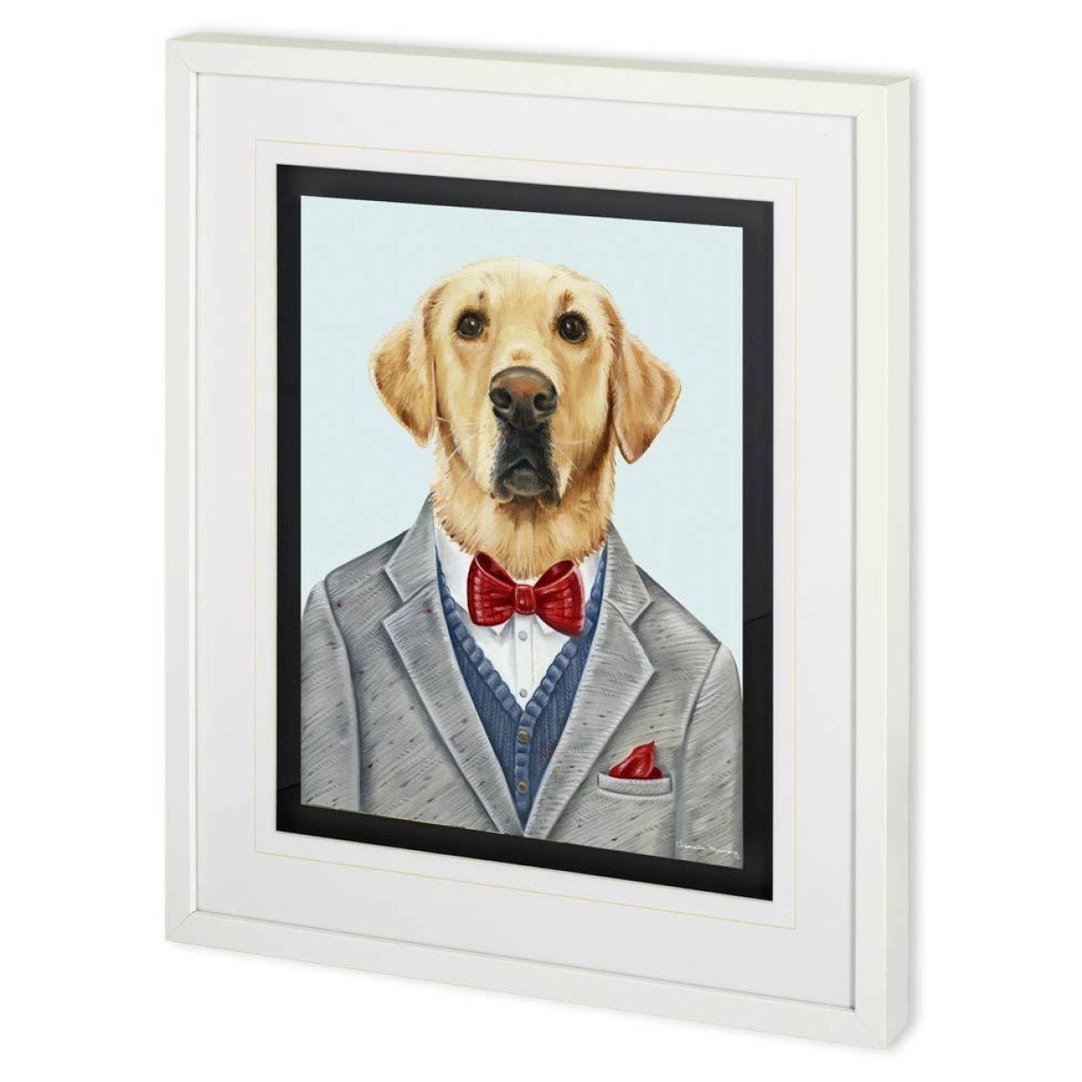 Professor Retriever | Golden Retriever Framed Art