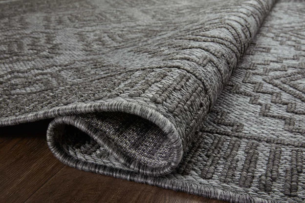 Rainier RAI-06 Grey/Charcoal Indoor-Outdoor Rug