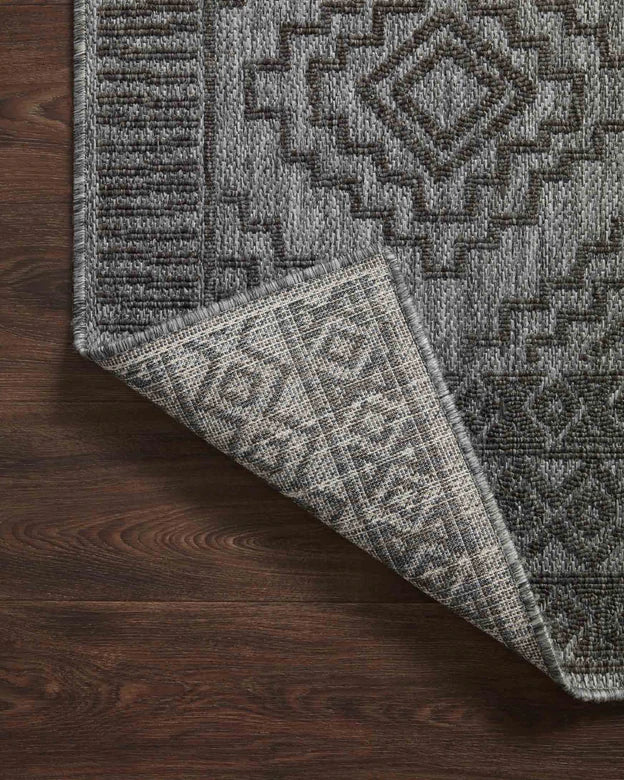 Rainier RAI-06 Grey/Charcoal Indoor-Outdoor Rug