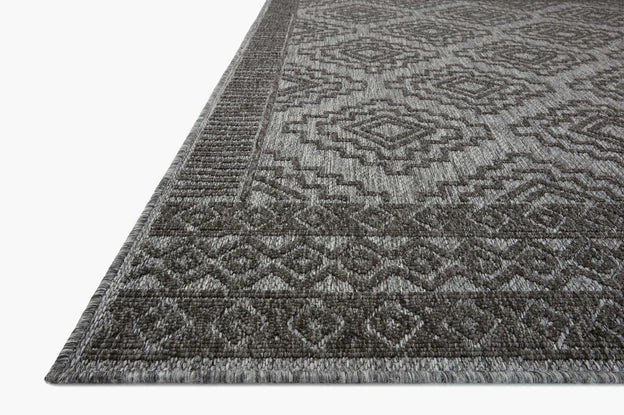 Rainier RAI-06 Grey/Charcoal Indoor-Outdoor Rug