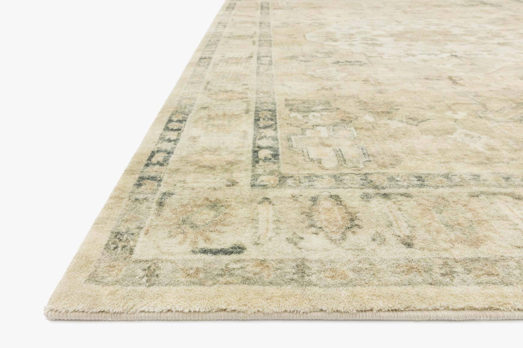 Rosette Area Rug Sand / Ivory